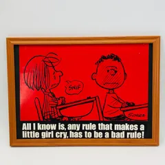 ビンテージ カレンダー　ポスター 　『 ピーナッツ　パティーとフランクリン　1971's　スヌーピー(PEANUTSSNOOPY)21 』  輸入雑貨　ヴィンテージ　　アドバタイジング レトロ　 .( AZ971 )