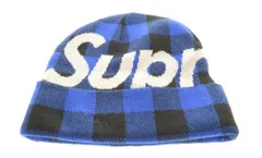 シュプリーム SUPREME 20AW Big Logo Beanie  ビッグロゴ ビーニー ニット帽 チェック 帽子 メンズ帽子 ニット帽 103H-79