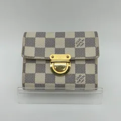美品 ルイヴィトン ポルトフォイユ・コアラ 二つ折り財布 アズール ダミエ LOUIS VUITTON（ルイ・ヴィトン） ルイ ヴィトン 二つ折り財布 ダミエ