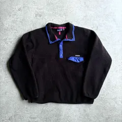 90s 1990年 USA製 patagonia Synchilla Snap T Pullover 【 black 】 パタゴニア シンチラ スナップT プルオーバー フリース【 ブラック 】