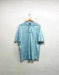 バーバリーゴルフ チェックパターン 半袖ポロシャツ L-XL