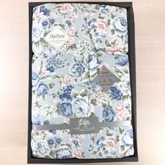 西川産業　サンダーソン　タオルケット　2枚セット　綿100% 日本製　花柄 西川産業 サンダーソン タオルケット 2枚セット 綿100% 日本製 花柄