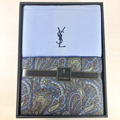 正規品】イヴ・サンローラン ペイズリー柄 肌掛け布団（ダウンケット