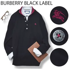 【美品】 バーバリー ブラックレーベル スタンドカラー ニット セーター 3
