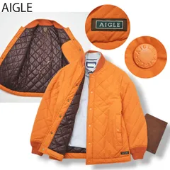エーグル AIGLE キルティング 中綿 ジャケット XS オレンジ