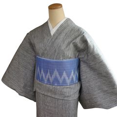 高級【新品未使用】しじら織 白 浴衣（呉服店デッドストック品 - メルカリ