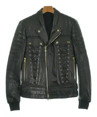 限定品★BALMAIN✕✦コラボ本革レザーライダースジャケット✦希少46 限定品☆BALMAIN✕✦コラボ本革レザーライダースジャケット✦希少46 限定