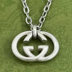 GUCCI インターロッキングg シルバー925 ネックレス 0364b09