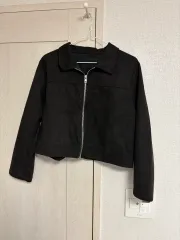 スウェード ブラック ジャケット