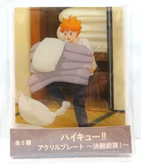 【中古】ハイキュー !!アクリルプレート 決戦前夜 日向翔陽