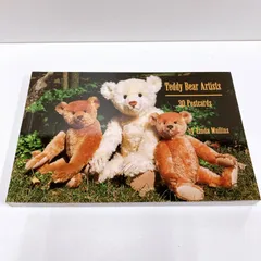 未使用　テディベア ポストカードブック リンダ・マリンズ　Teddy Bear Artists 30 Postcards  by Linda Mullins