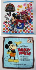 新品 ミッキー＆ミニー ミニタオル 2枚セット ディズニーランド正規品
