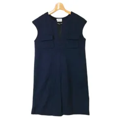 美品☆ PLST プラステ ひざ丈 ニット ワンピース 春秋 Lサイズ　b607