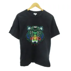 ケンゾー KENZO Tシャツ タイガープリント 半袖 XL 黒 ブラック F955TS0504YA 1104