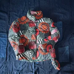 ユニクロ x マリメッコ ウィメンズ ウルトラ ライト ダウン コクーン ジャケット フラワー XL