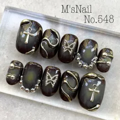 ネイルチップ ジェルネイル Y2k 韓国 個性的 個性派 カッコイイ 大人 地雷系 量産型 派手