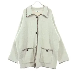 美品 MN,L モノマートレディース 長袖 カーディガン F ブラウン レディース 古着