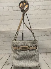 マイケルコース バッグ MICHAEL KORS ハミルトン モノグラム 斜めがけ ショルダーバッグ バニラホワイト