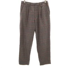 美品 JOURNAL STANDARD ジャーナルスタンダード グレンチェック タック パンツ S メンズ 古着