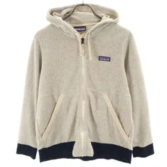 patagonia パタゴニア シアーリング フーディ フリースジャケット XS グレージュ 26135FA21 アウトドア レディース 古着