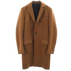 定価6.2万 ATTACHMENT カシミヤ混平二重メルトンステンカラーコート1