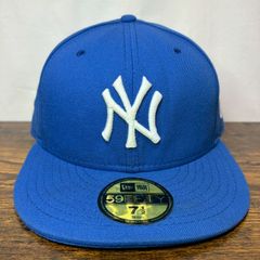 New Era 59FIFTY ニューヨークヤンキースキャップ 水色 7 5/8 - メルカリ