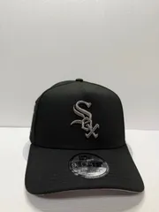 Newera シカゴホワイトソックス 95thアニバーサリー 9forty A-FRAME スナップバックキャップ ブラックカラー