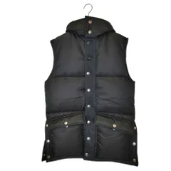 CINOH チノ Padded Hoodie Vest 中綿 フーデッド ベスト 18WBZ318 36 ブラック メンズ