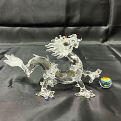 未使用】バカラ 干支 ドラゴン 辰 クリスタル フィギュリン 箱あり