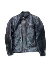 ジョニーデップ 着用 Brooks レザージャケット ライダース ワッペン