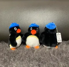 (新品)ピング ブルーキャップ ペンギン バッグホルダー 13cm ぬいぐるみ キーリング