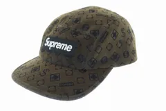 シュプリーム SUPREME 24AW FLOCKED DENIM CAMP CAP フロックド デニム キャンプ キャップ 帽子 茶 ブラウン ブランド古着ベクトル 中古 ☆AA★▲ 241212