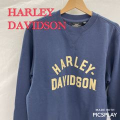 HARLEY DAVIDSON ハーレーダビッドソン 両面ロゴ スウェット - メルカリ