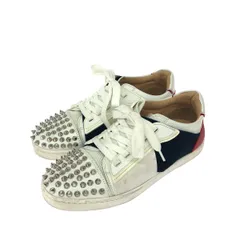 Christian Louboutin クリスチャンルブタン スニーカー 表記サイズ:34 1/2 スタッズ 1201425   ホワイト レディース / 240001168514