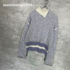 マメクロゴウチ 23AW パイルジャカードハイネックニットカットソー マメクロゴウチ 23AW パイルジャカードハイネックニット - メルカリ
