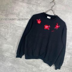SAINT LAURENT ブラック トレーナー S イヴサンローラン - メルカリ