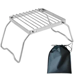 【迅速発送】fogman 五徳 クッカースタンド キャンプ クッカー グリル アウトドア 収納袋付き