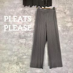 プリーツプリーズ ワイドパンツ ジョガーパンツ ブラック系 2 M プリーツプリーズ ワイドパンツ ジョガーパンツ ブラック系 2 M - メルカリ