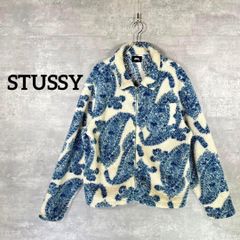 あいみょん着用】STUSSY☆ペイズリーフリースボアジャケット即完売入手