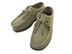 クラークス clarks Wallabee ワラビー 革靴 モカシンレザーシューズ ベージュ系 6 24.5cm 靴