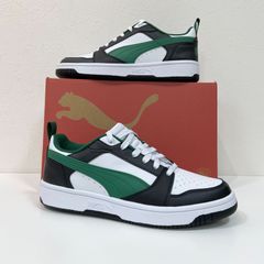 PUMA フロントコートグリーンロー25.5㎝ 64.209.0安全靴新品未使用 