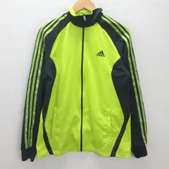 D■アディダス/adidas ラグラン トラックジャージジャケット【L】黄/MENS/105【中古】
