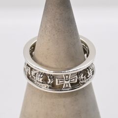 研磨済】美品 90's オールドグッチ GUCCI HEAVY BAND G RING リング