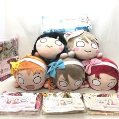 【中古】現状品)ラブライブ!サンシャイン!! メガジャンボ寝そべりぬいぐるみ＆Tシャツ 等布モノ 10種+おまけセット[69]