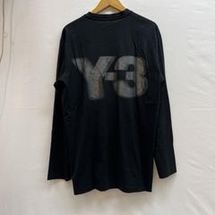 美品 Y-3 ロングスリーブTシャツ ブラック ヨウジヤマモト - メルカリ
