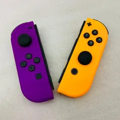 【動作確認済み】【純正品】任天堂 Switchコントローラー Joy-Con(L) ネオンパープル/(R) ネオンオレンジ AP7