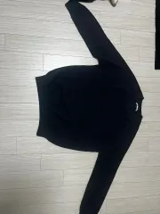 ザラ 黒パールニットＭ エルムード 黒 ファーランニット 44