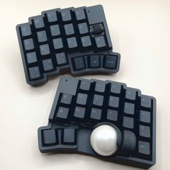 即納 roBa LP ロープロファイル 組立て済み トラックボール付き