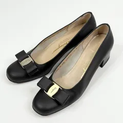 【フェラガモ】ヴァラリボン パンプス ヒール