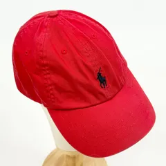【Polo Ralph Lauren】ポロラルフローレン 刺繍 キャップ コットン